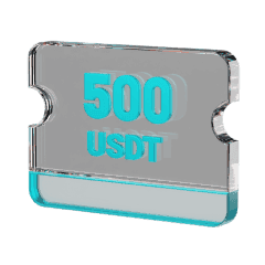 Cupom para turbinar posição de futuros no valor de 500 USDT